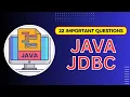 Java JDBC MCQ s Top 22 Java Ques Ans for BCA MCA BTech CS Students Tpoint Tech