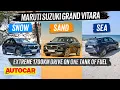 Maruti Suzuki Grand Vitara - From snow sand to sea on a tank of fuel Feature Autocar India