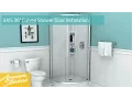 How to Install American Standard AXIS 36 Curved Shower Door
