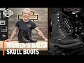 Harley-Davidson Women s Balsa Skull Motorcycle Riding Boot Overview