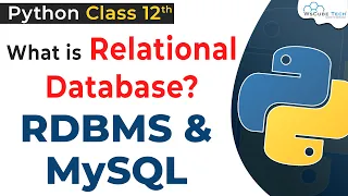 Relational Database Class 12 Data RDBMS DBMS in Computer Science with Python Class 12 CBSE