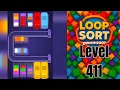 Loop Sort Level 411 Walkthrough Solution