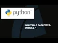 Python Strings - 1