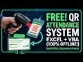 Build A QR Attendance System in Excel Free Template