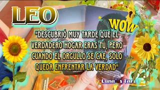 LEO😲CREYO QUE CERRAR ESA🚪PUERTA SERIA FACIL❌SE EQUIVOCO EL KARMA ENOCIONAL YA LE LLEGO❤️‍🩹💯#tarotleo