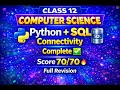 Python SQL Connectivity Full Chapter Programs Class 12 Computer Science