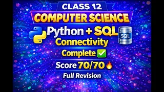Python SQL Connectivity Full Chapter Programs Class 12 Computer Science