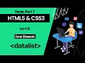 HTML Datalist Element - Lecture 28