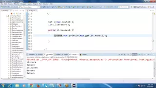 Java Tutorial 7 HashMap keySet get key Treemap Thread