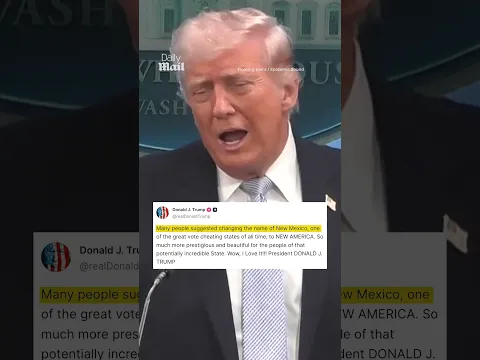Donald Trump suggests renaming New Mexico to 'New America'