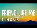 Download Lagu [1 HOUR 🕐 ] Rachel Grae - Friend Like Me (Lyrics) damn I need a friend like me