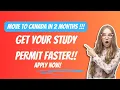 Get your study permit Faster