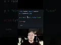 Download Lagu Python's ternary conditional operator #shorts