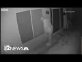 shows men lurking outside of Valley residence