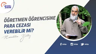 Öğretmen öğrencisine para cezası verebilir mi?