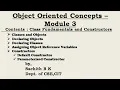 Module 3 - Object Oriented Concepts Presentation 1
