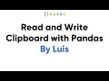 Read and Write Clipboard with Pandas