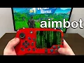 I tried HACKING Fortnite with a BANNED Controller