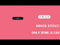 How To Create Social Share Button With Hover Animation Using Only HYML CSS