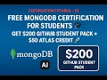 Free MongoDB Certification for Students Get 200 GitHub Student Pack 50 Atlas Credit