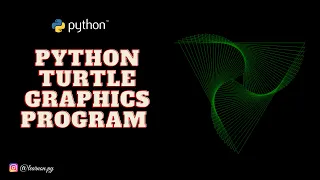 Python Turtle Graphics - 4 Amazing Python Turtle Design