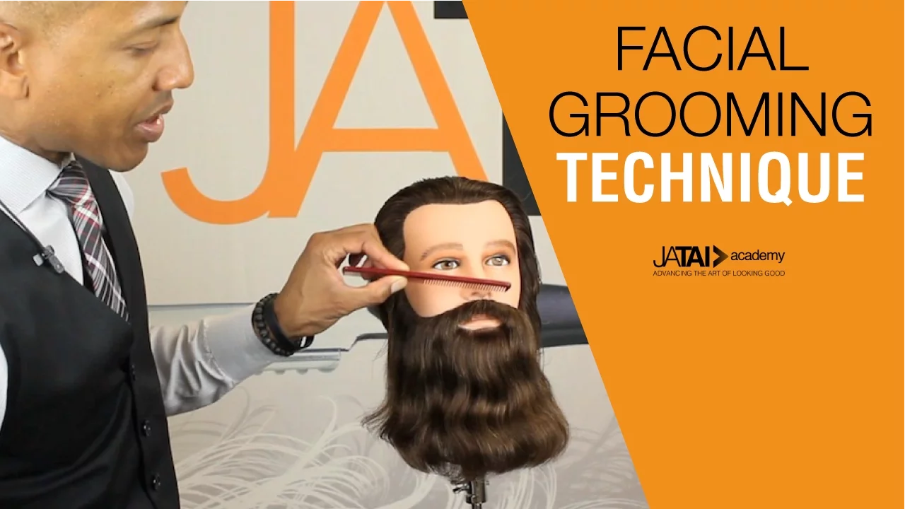 Facial Grooming Technique for Barbers
