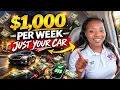 How To Make 1 With Just Your Car Step-By-Step
