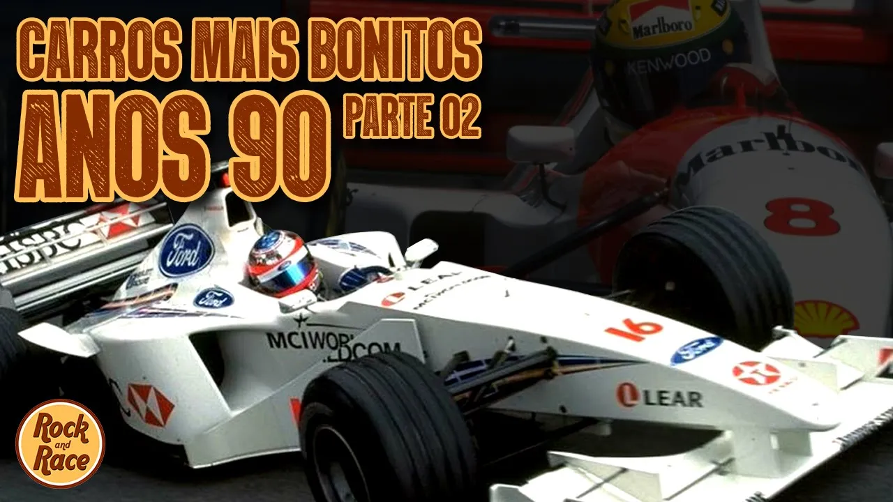 TOP 5 - Os CARROS MAIS BONITOS da F1 Anos 90 | Parte 02