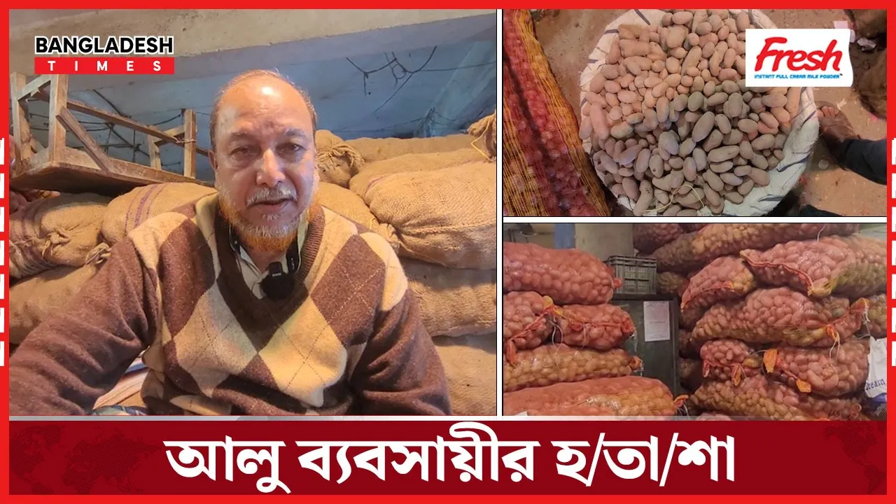 আলুর দাম ওঠানামার কারণ জানালেন ব্যবসায়ী