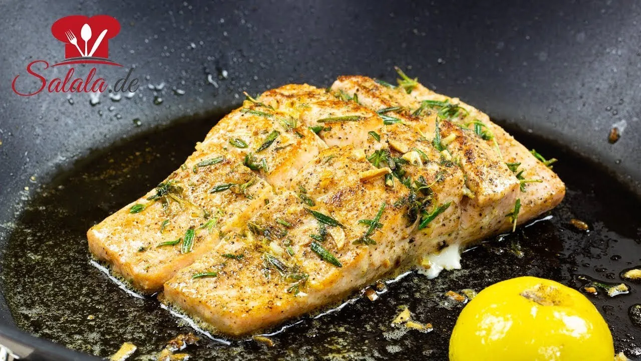 Lachs mit Rahmspinat: der Fisch mit dem Blupp - einfach und lecker #34. 