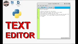 Python3 Project GUI Text Editor Using Tkinter File Handling