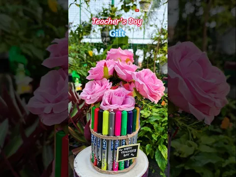 DIY Teacher's Day Gift Idea 👩🏻‍🏫🎁 #shorts #diy #teachersday #craft #gift #handmade #viral