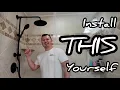 How to install RAINFALL SHOWER HEAD BUDGET Rainfall Shower DIY Shower Head update