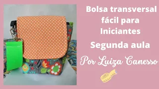 Bolsa transversal fácil! Segunda aula por Luiza Canesso