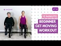 Beginner Get Moving Workout in a Chair No Jumping