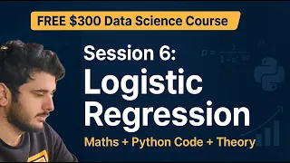 Logistic Regression in Python Maths Sigmoid Classification Model Evaluation Session 6
