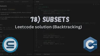 78 Subsets Leetcode Solution in C with Backtracking