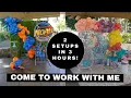 Behind the Scenes Nerf Unicorn Birt ay Backdrop Setup