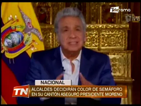 Alcaldes decidirán color de semáforo en su cantón aseguró presidente Moreno