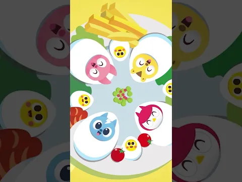 동글동글 에그 좋아!🥚🍳🎵 맛있는 #에그송! #미니팡 #율동동요