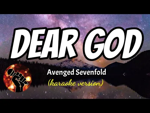 Download MP3 DEAR GOD - AVENGED SEVENFOLD (karaoke version)