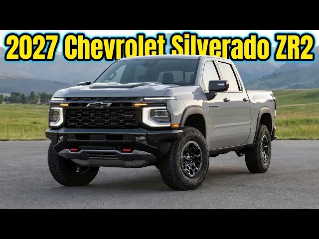 2027 Chevrolet Silverado ZR2 Debuts: Massive NA V8s, Cadillac-Level Tech, and No Hybrids