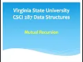 202008 CSCI 287 Week 05 Unit 1 Mutual Recursion