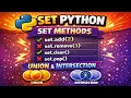 Python Set Methods in Hindi add remove union intersection Full Guide