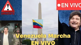 EN VIVO Masiva marcha celebrando la caída de Maduro en Venezuela. Bs As 🇻🇪 Con: Ivan Dubois