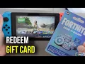 How To Use Fortnite V Bucks Gift Card on Nintendo Switch