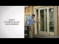 Installing the Exterior Keyed Lock on Frenchwood Gliding Doors Andersen Windows