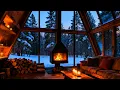 Lagu 🔥Cozy Fireplace Crackling 24/7 | ❄️Snowy Cabin Views | Winter Ambience