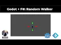 Traditional Random Walk with Godot 4 F The Nature of Code Example I 1