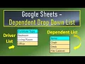 Google Sheets Dependent Drop Down List